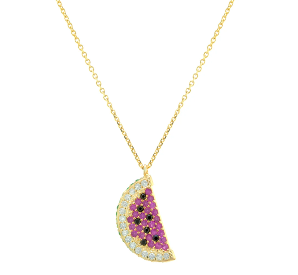 Watermelon Slice Necklace
