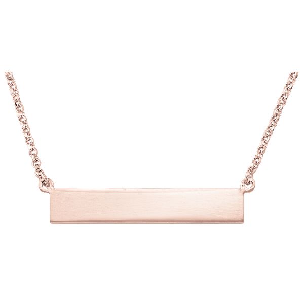 Sterling Silver Bar Necklace