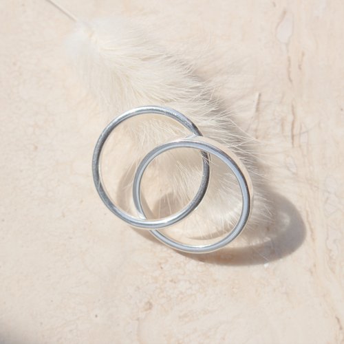 Sterling Silver Double Band Ring