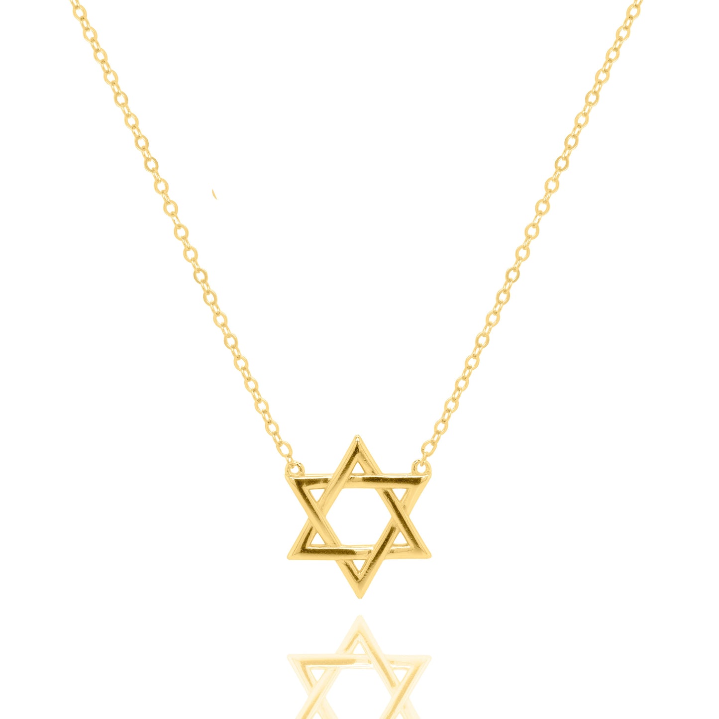 Sterling Silver Star of David Necklace