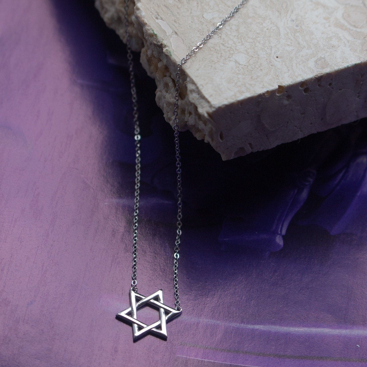 Sterling Silver Star of David Necklace