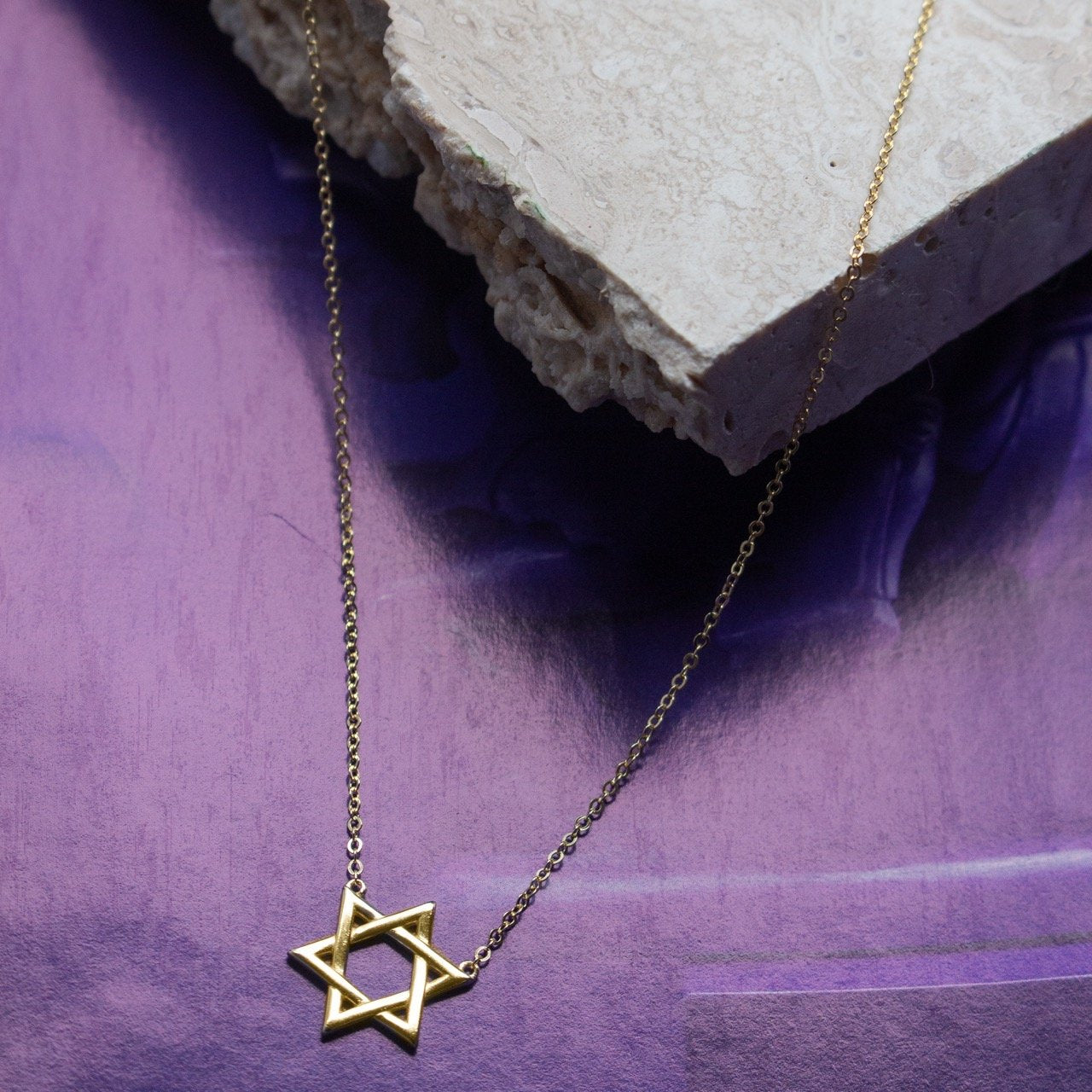 Sterling Silver Star of David Necklace