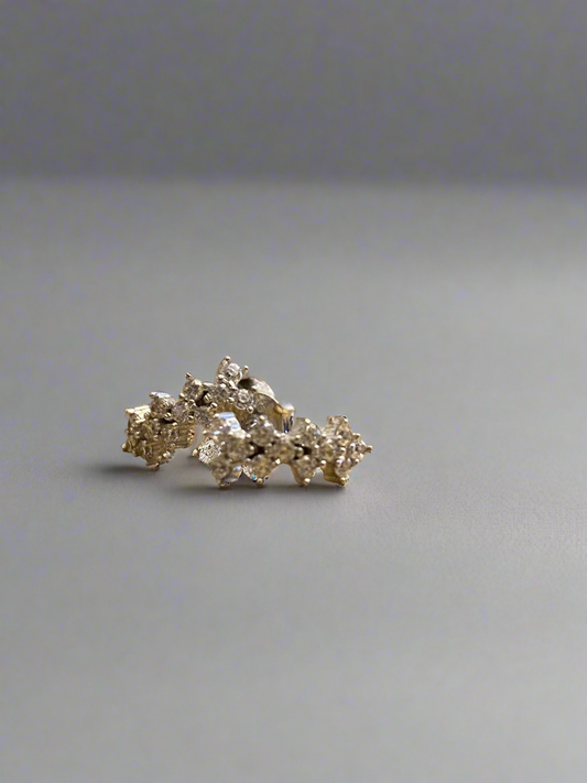 CZ Stud Hoops