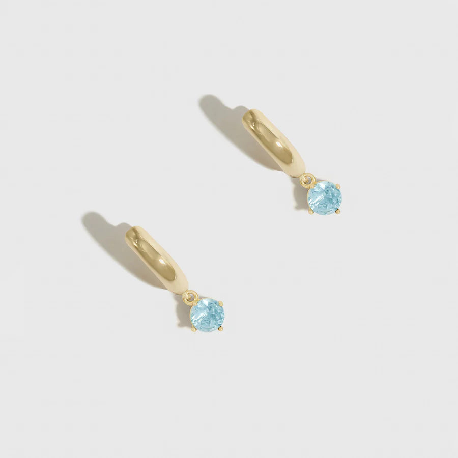Birthstone Huggies