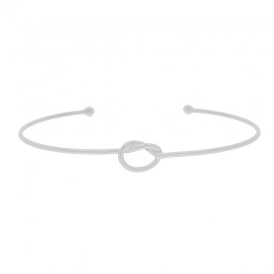 Sterling Silver Knot Bangle