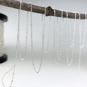 Sterling Silver Satellite Chain