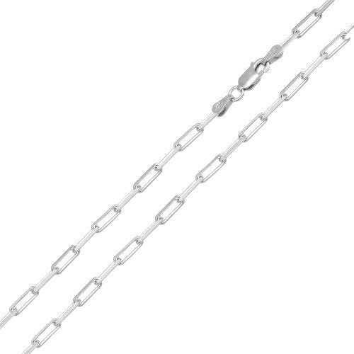 Sterling Silver Paperclip link Chain